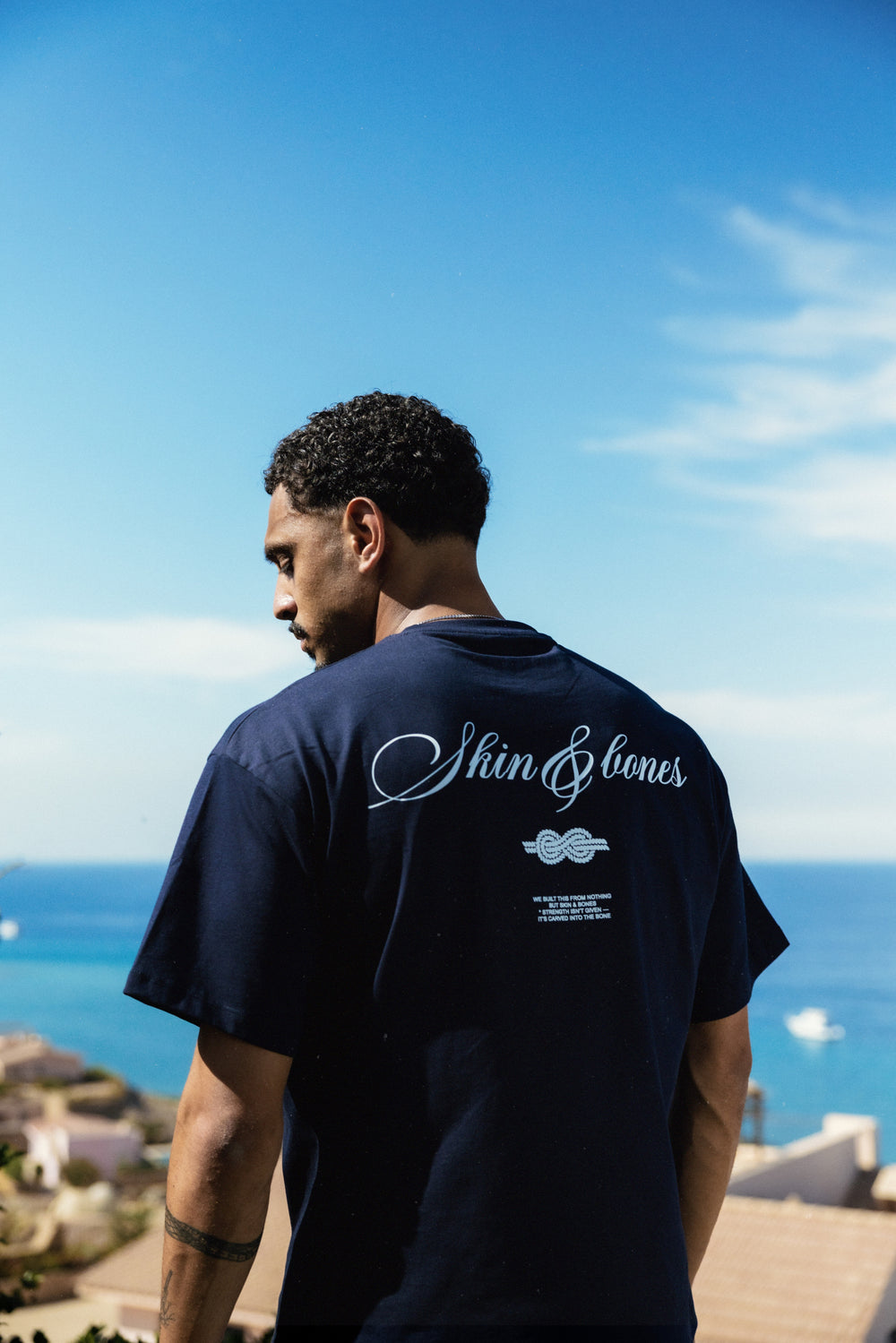 Capri Navy Blue Unisex Tee