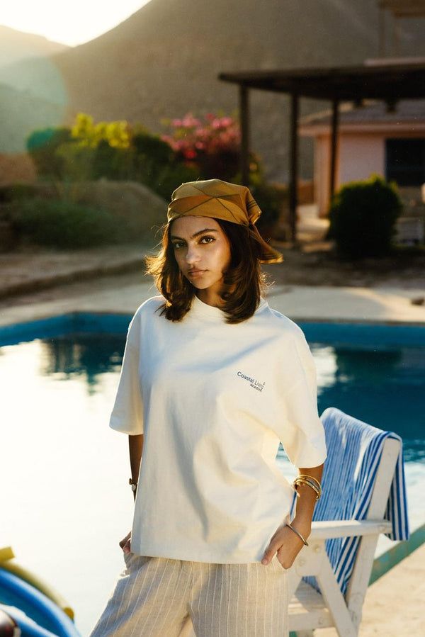 Santorini Off-White Tee